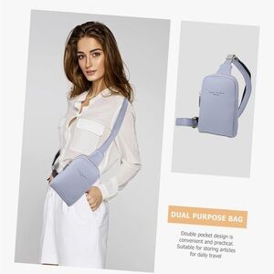 Chic Lavender Crossbody Bag